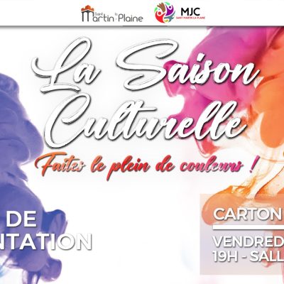 Carton invitation saison culturelle